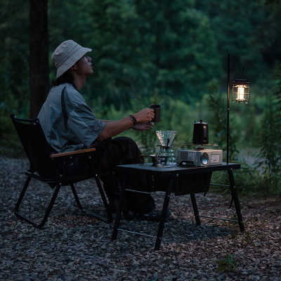 Туристичний стіл Naturehike для барбекю сталевий CNK2300CW014 чорний (6976023923289)