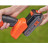 Кущоріз Black&amp;Decker 18 В, 2Ah, насадки- 20 см/8 мм, 10 см/18 мм, (BCSS18D1)