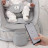 Крісло-гойдалка Mastela Заколисуючий центр-шезлонг 4 в 1 light gray (Mastela 8113)