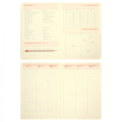 Тижневик Leo planner А5 датований 2026 &quot;Persona&quot;, твердий, чорний, 368 сторінок (252665)