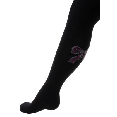 Колготки дитячі UCS Socks з бантом (M0C0301-1410-9G-darkred)
