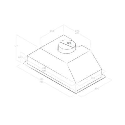 Витяжка кухонна Elica CT17 C WH/A/52