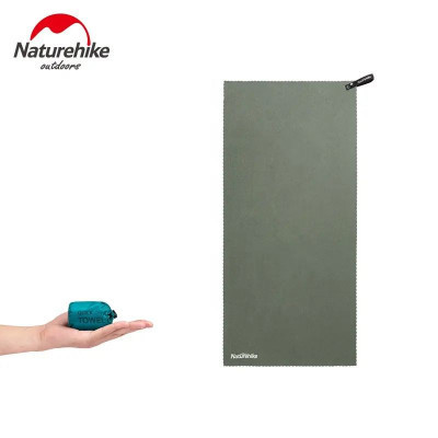 Туристичний рушник Naturehike MJ02 Ultralight NH19Y002-J 128 см х 80 см оливковий (6927595735862)