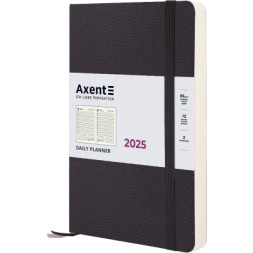 Тижневик Axent датований 2025 Partner Soft Skin 145х210 мм, чорний (8810-25-01-A)