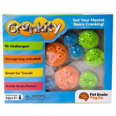 Розвиваюча іграшка Fat Brain Toys Crankity Різнокольорові шестерні (FA140-1)