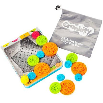 Розвиваюча іграшка Fat Brain Toys Crankity Різнокольорові шестерні (FA140-1)