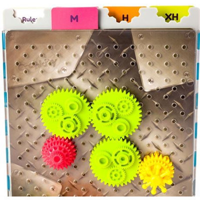 Розвиваюча іграшка Fat Brain Toys Crankity Різнокольорові шестерні (FA140-1)