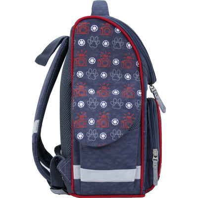 Портфель Bagland з ліхтариками Успіх 12 л. сірий 188к (00551703) (80213852)