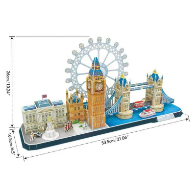 Пазл Cubic Fun Тривимірний пазл CityLine London (MC253h)
