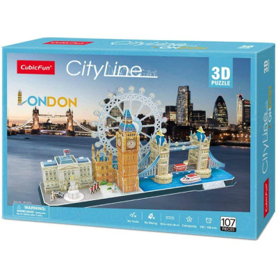 Пазл Cubic Fun Тривимірний пазл CityLine London (MC253h)