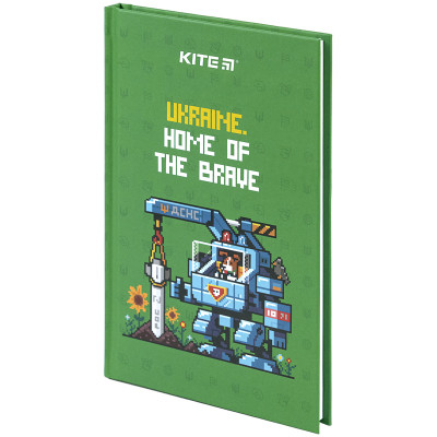 Книга записна Kite UA А6, 80 аркушів, клітинка (K24-199-4)