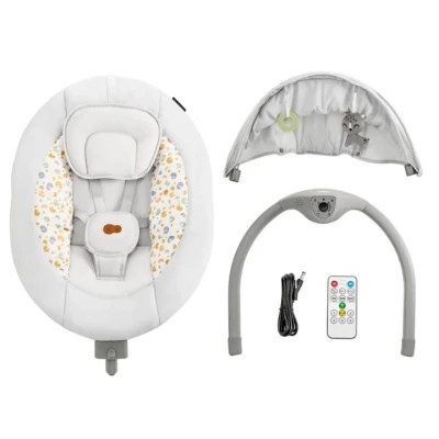 Крісло-гойдалка Kinderkraft Lumi 2 Light Grey (5902533925018)