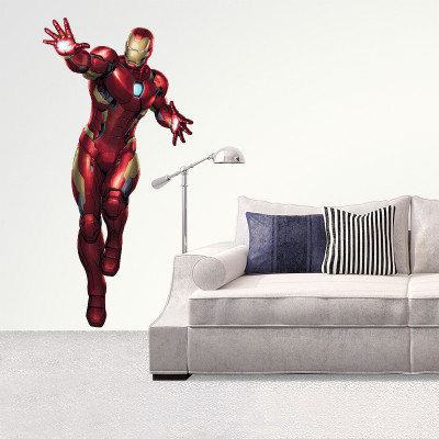 Стікер-наклейка ABYstyle Marvel — Iron Man (Залізна людина) блістер, 183x85 см (ABYDCO437)