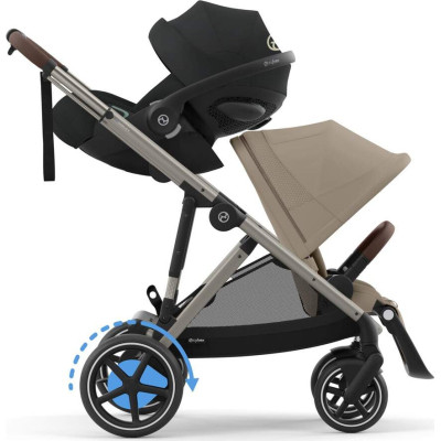 Коляска Cybex eGazelle S TPE Almond Beige (524000547)