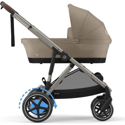Коляска Cybex eGazelle S TPE Almond Beige (524000547)
