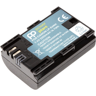 Акумулятор до фото/відео PowerPlant Canon LP-E6NH 2250mAh (CB970551)