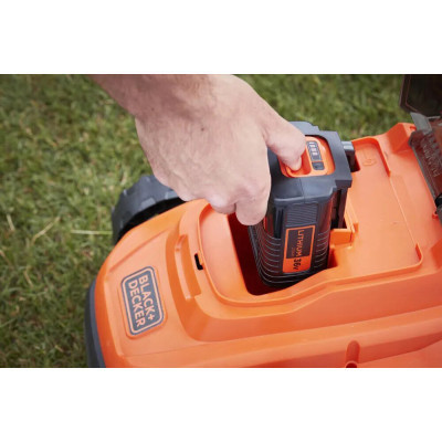 Газонокосарка Black&amp;Decker акумуляторна 36 В, 2.5 Ач, 32 см, 2 АКБ та ЗП (BCMW3336L2)