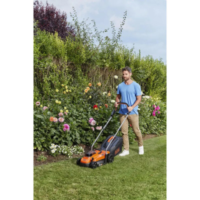 Газонокосарка Black&amp;Decker акумуляторна 36 В, 2.5 Ач, 32 см, 2 АКБ та ЗП (BCMW3336L2)