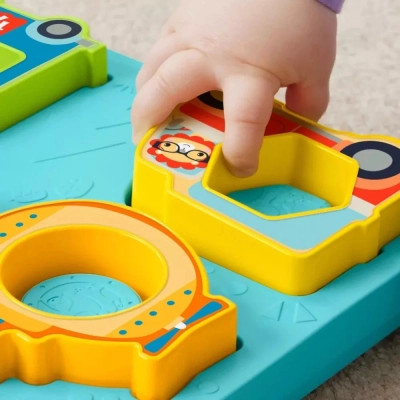 Розвиваюча іграшка Fisher-Price Музичний пазл 2-в-1 Веселі пригоди (HRP31)