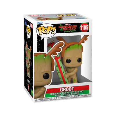Фігурка для геймерів Funko Pop серії Вартові галактики: Holiday Special – Грут (64332)