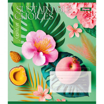 Зошит 1 вересня А5 Sustainable choices 96 аркушів, лінія (766769)