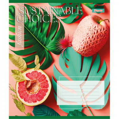Зошит 1 вересня А5 Sustainable choices 96 аркушів, лінія (766769)