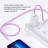 Дата кабель USB-C to Lightning 1.0m 27W purple ColorWay (CW-CBPDCL061-PU)