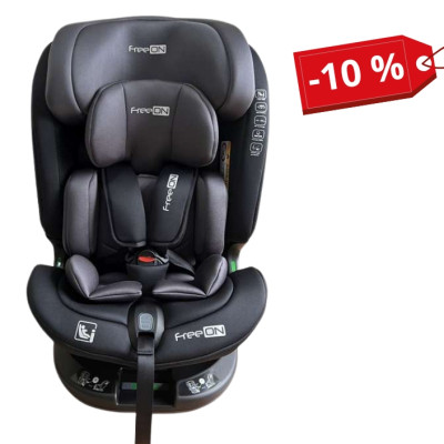 Автокрісло FreeON EPIC, 360°, iSize 40-150 см, темно-сіре (80678)