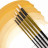 Пензлик для малювання Rosa Щетина кругла, AMBER 2306R, №8 (4823098533252)