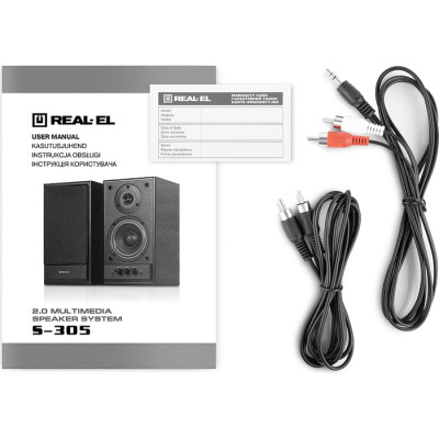 Акустична система REAL-EL S-305 Black (EL121200012)