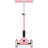 Самокат Globber Junior Foldable Lights до 50 кг 2+ Пастельно-рожевий з квітами (433-210)