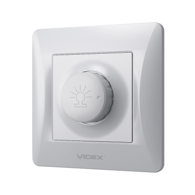 Світлорегулятор Videx BINERA 600Вт сереб (VF-BNDM600-SS)