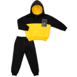 Спортивний костюм дитячий Cloise з худи на флісі (CL0215006-104-yellow)