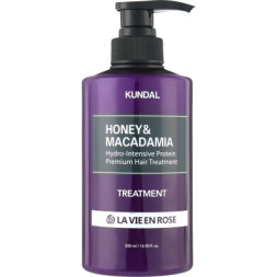 Маска для волосся Kundal Honey &amp; Macadamia Protein Hair Treatment La Vie En Rose 500 мл (8809693251728)