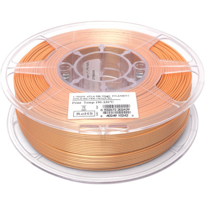 Пластик для 3D-принтера eSUN ePLA-Silk metal color, 1,75мм, 1кг, gold (ePLA-Silk-P175J1)
