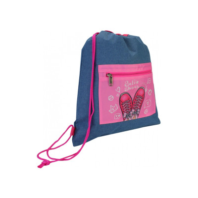 Сумка для взуття Cool For School Синя з кишенею (CF87300)