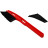 Щітка зі скребком Bottari 53 см &quot;BRUSHICE 18&quot; (32309Red-IS)