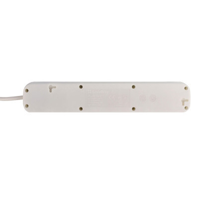 Мережевий фільтр живлення ColorWay CW-PSEA52W, 5 розеток/ 2M white (CW-PSEA52W)