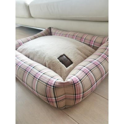 Лежак для тварин Chloe&#039;s Home Дублін М рожевий (CLH4074)