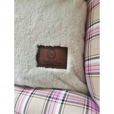 Лежак для тварин Chloe&#039;s Home Дублін М рожевий (CLH4074)