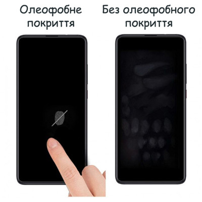 Скло захисне Drobak Apple iPhone 14 Pro (Black) (505057)