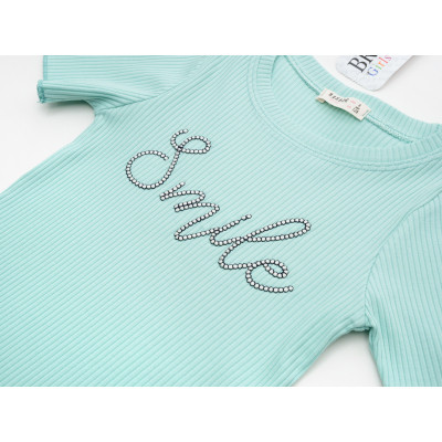 Футболка дитяча Breeze SMILE (18391-128G-mint)