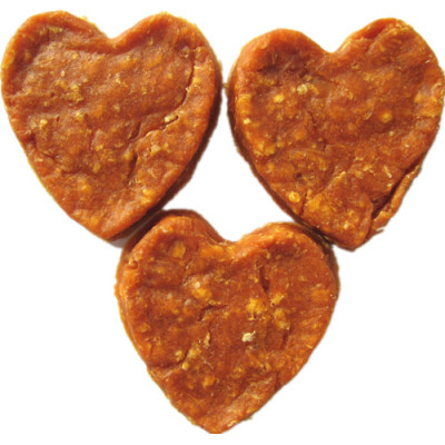 Ласощі для собак Yalute Salmon and Oats in Heart Shape 100 г (лосось та овес) (4820261920543)