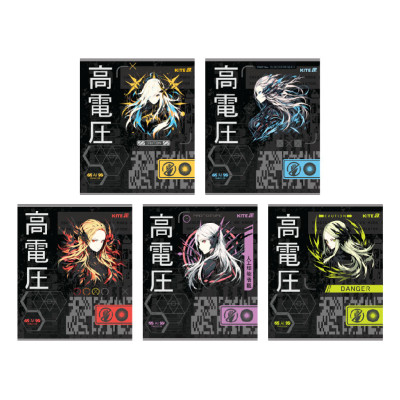 Зошит Kite Anime, 24 аркуші, лінія (K25-239)
