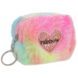 Гаманець дитячий Cool For School Брелок пухнастий Rainbow (CF87111)