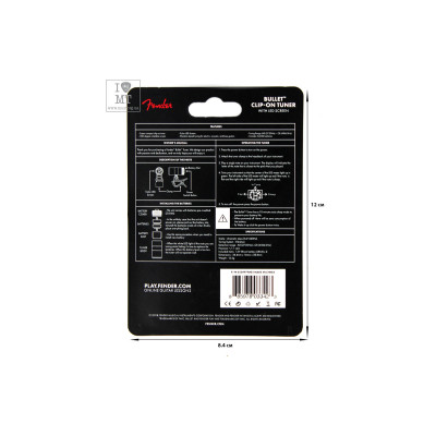 Тюнер для музичних інструментів Fender Bullet Tuner (228861)