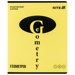 Зошит Kite предметний Bright 48 аркуші, клітинка, геометрія (K25-240-11)