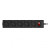 Мережевий фільтр живлення LogicPower LP-X5 PREMIUM, 2m black (9583)