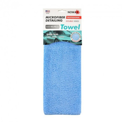 Автомобільна серветка NOWAX 40х40см, блакитна (NX68442)