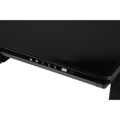 Комп&#039;ютерний стіл Barsky StandUp black glass 1200*600 (BST-11new)